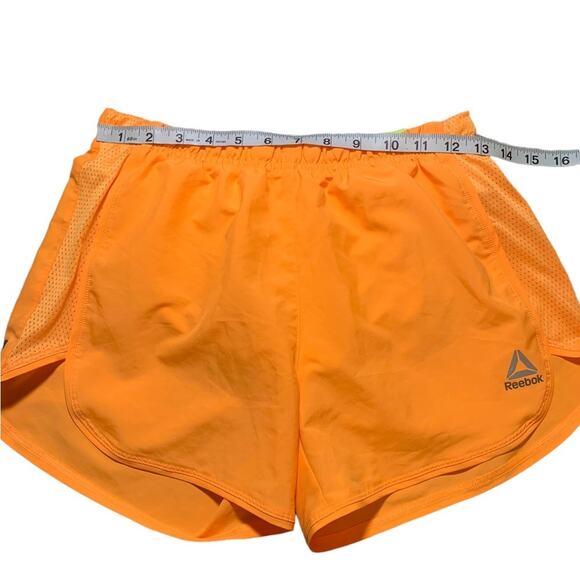 Reebok Athletic Running Shorts Neon Orange Size XS - Picture 7 of 9